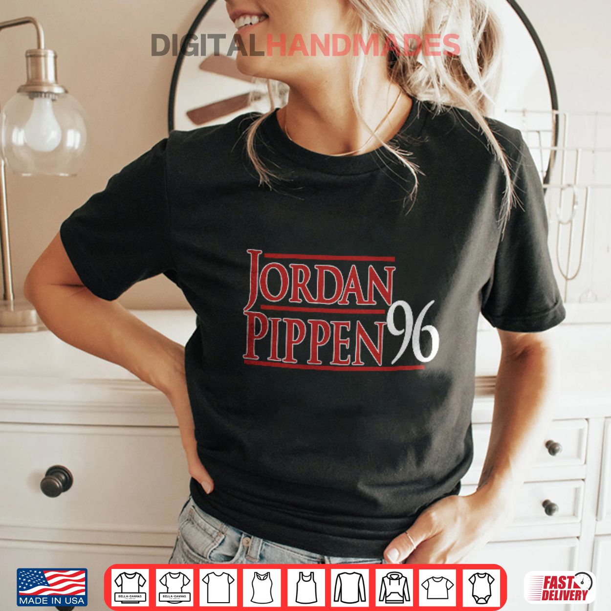 Joedan Pippen 96 Chicago Shirt Joedan Pippen 96 Chicago Shirt