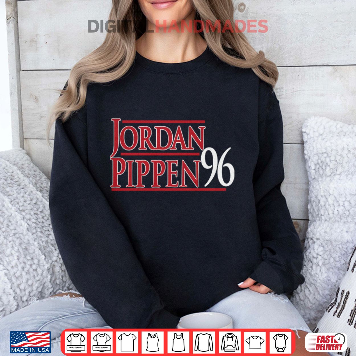 Joedan Pippen 96 Chicago Shirt Joedan Pippen 96 Chicago Shirt