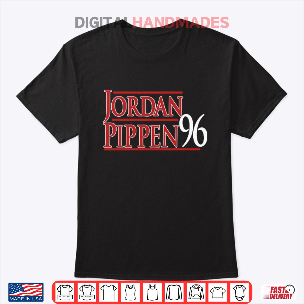 Joedan Pippen 96 Chicago Shirt Joedan Pippen 96 Chicago Shirt