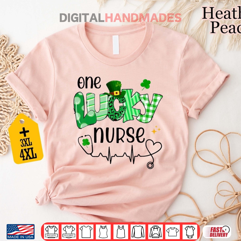 One Lucky Nurse St. Patricks Day Shirt 20250214 113325 0004