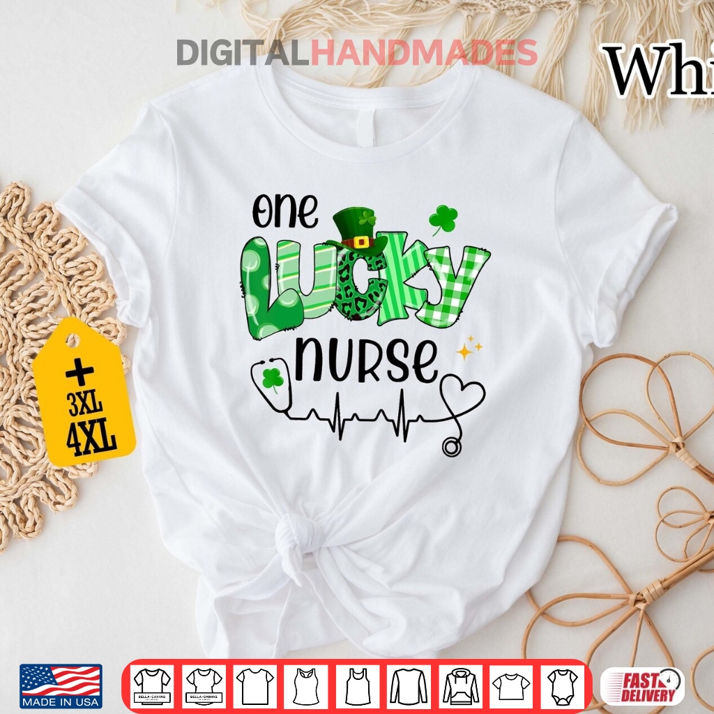One Lucky Nurse St. Patricks Day Shirt 20250214 113325 0005