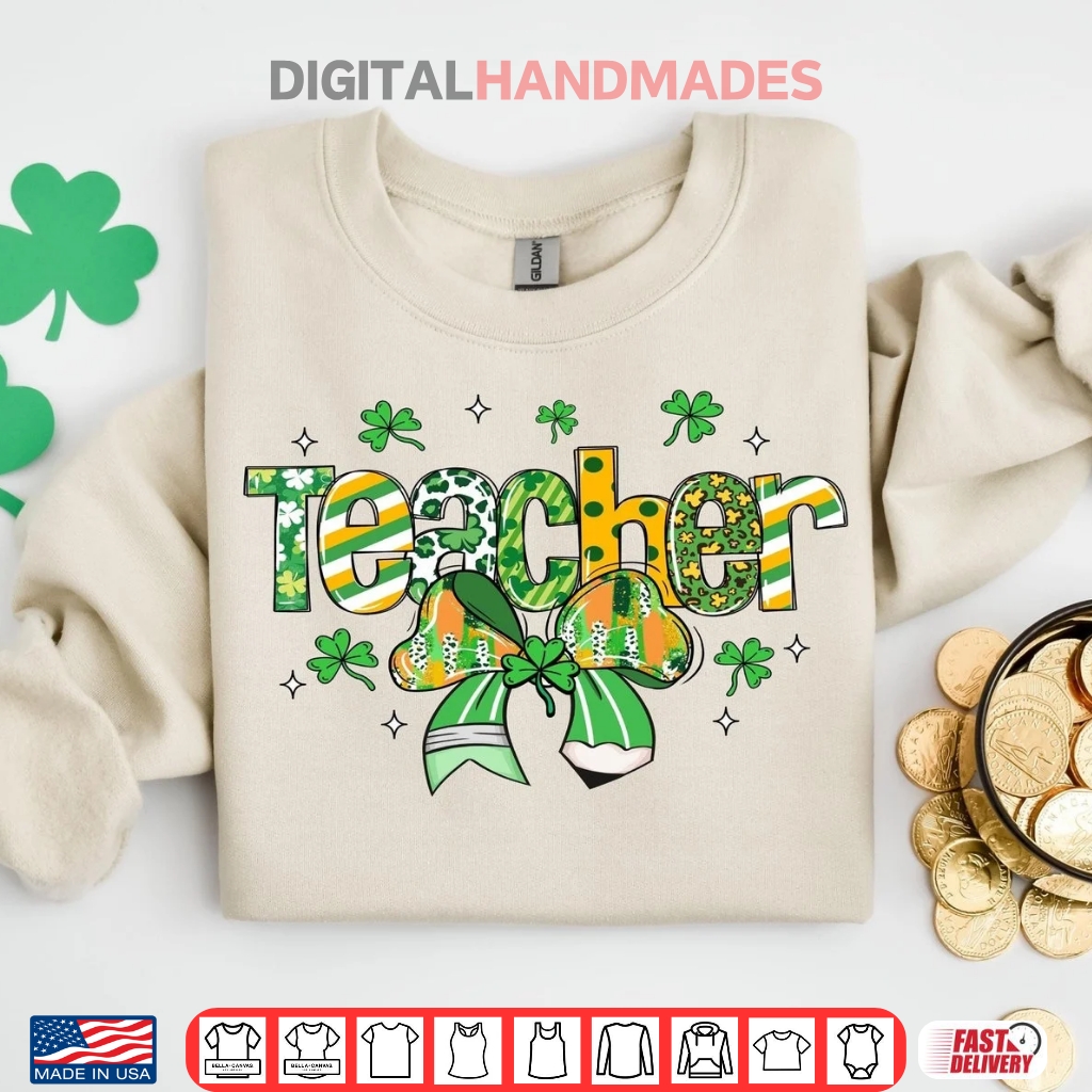 St Patricks Day Teacher Shirt 20250215 183604 0000