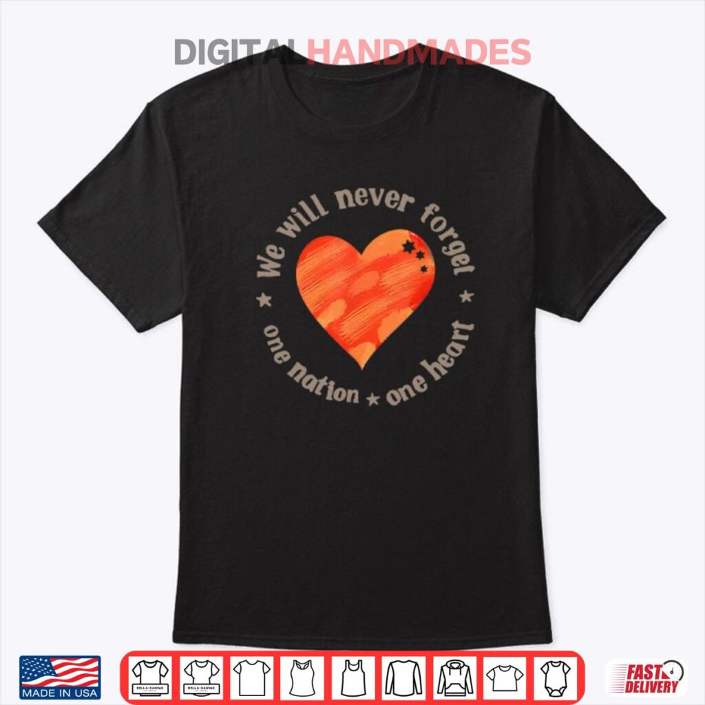 We Will Never Forget One Nation One Heart Bibas Family Shirt
