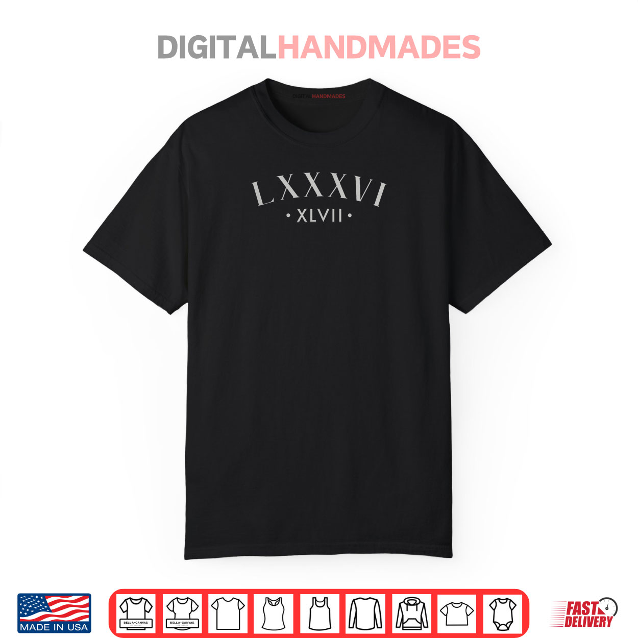 86 47 Roman Numerals LXXXVI XLVII 8647 Subtle Anti Trump Shirt 86 47 Roman Numerals LXXXVI XLVII 8647 Subtle Anti Trump Shirt