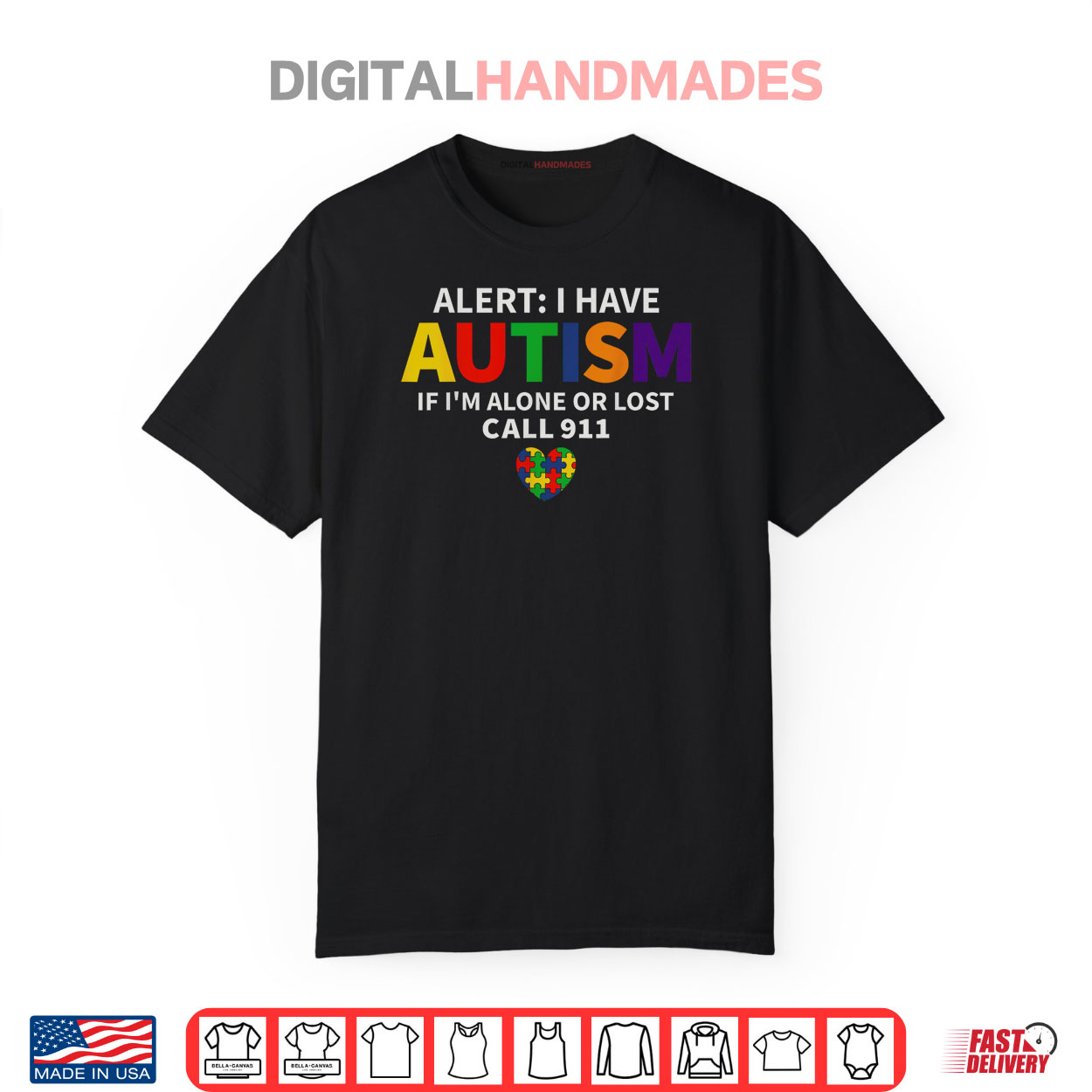 Alert I Have Autism Autism Awareness Day Kids Autistic Child Shirt Alert I Have Autism Autism Awareness Day Kids Autistic Child Shirt