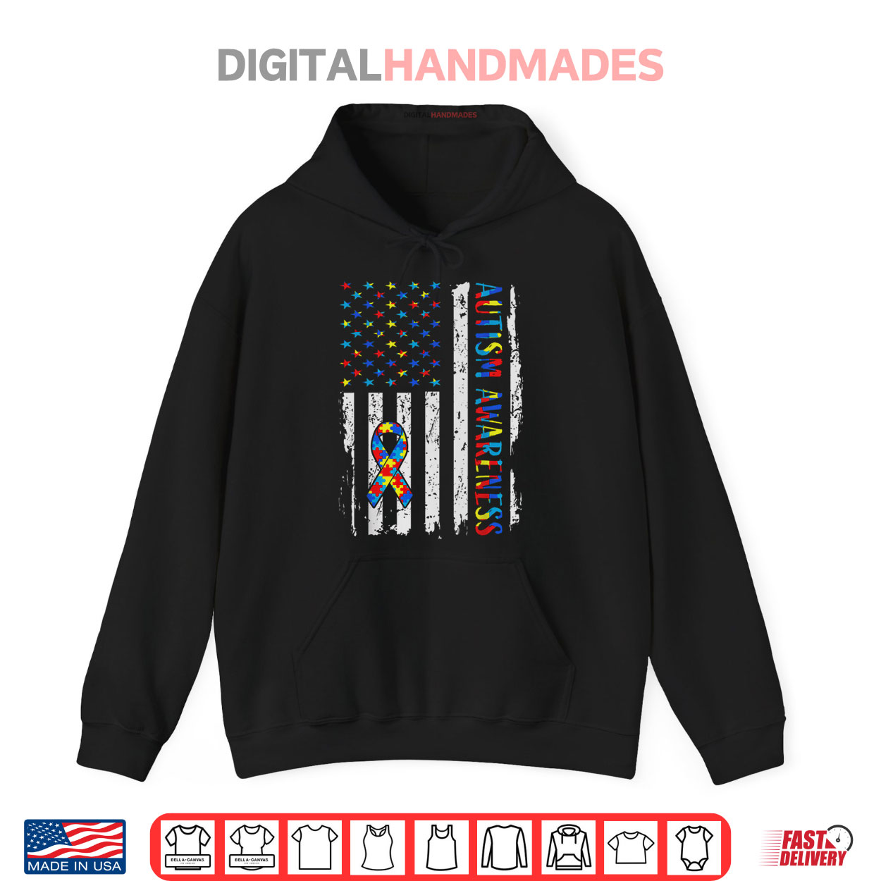 Autism Awareness Mom Dad USA flag Shirt Autism Awareness Mom Dad USA flag Shirt