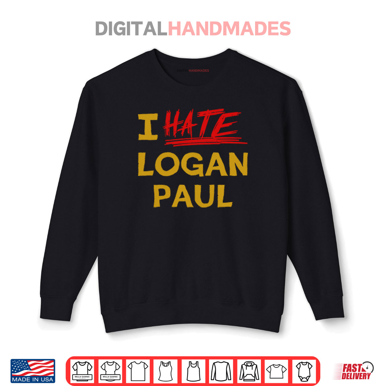 I Hate Logan Paul Shirt I Hate Logan Paul Shirt