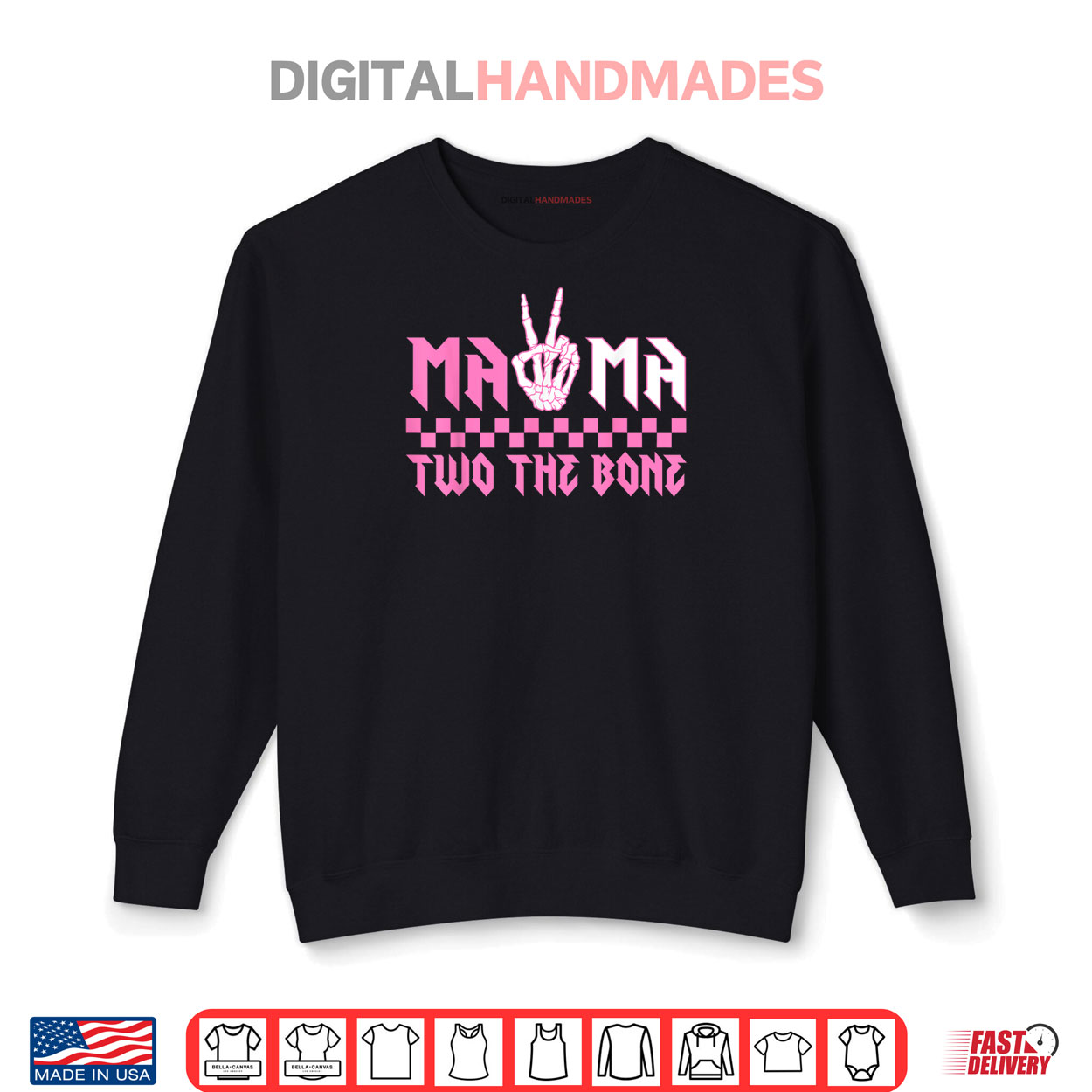 Mama Of The Bad Two the Bone Birthday 2 Years Old Birthday Shirt Mama Of The Bad Two the Bone Birthday 2 Years Old Birthday Shirt