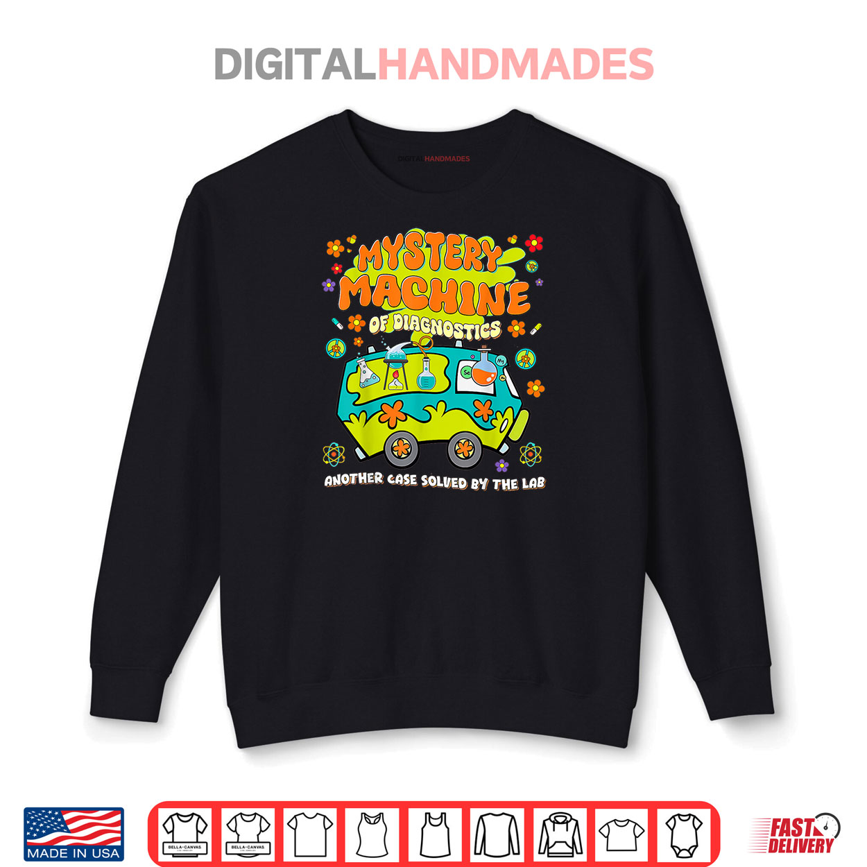 Med Lab Tech Lab Week 2025 Mystery Machine of Diagnostics Shirt Med Lab Tech Lab Week 2025 Mystery Machine of Diagnostics Shirt