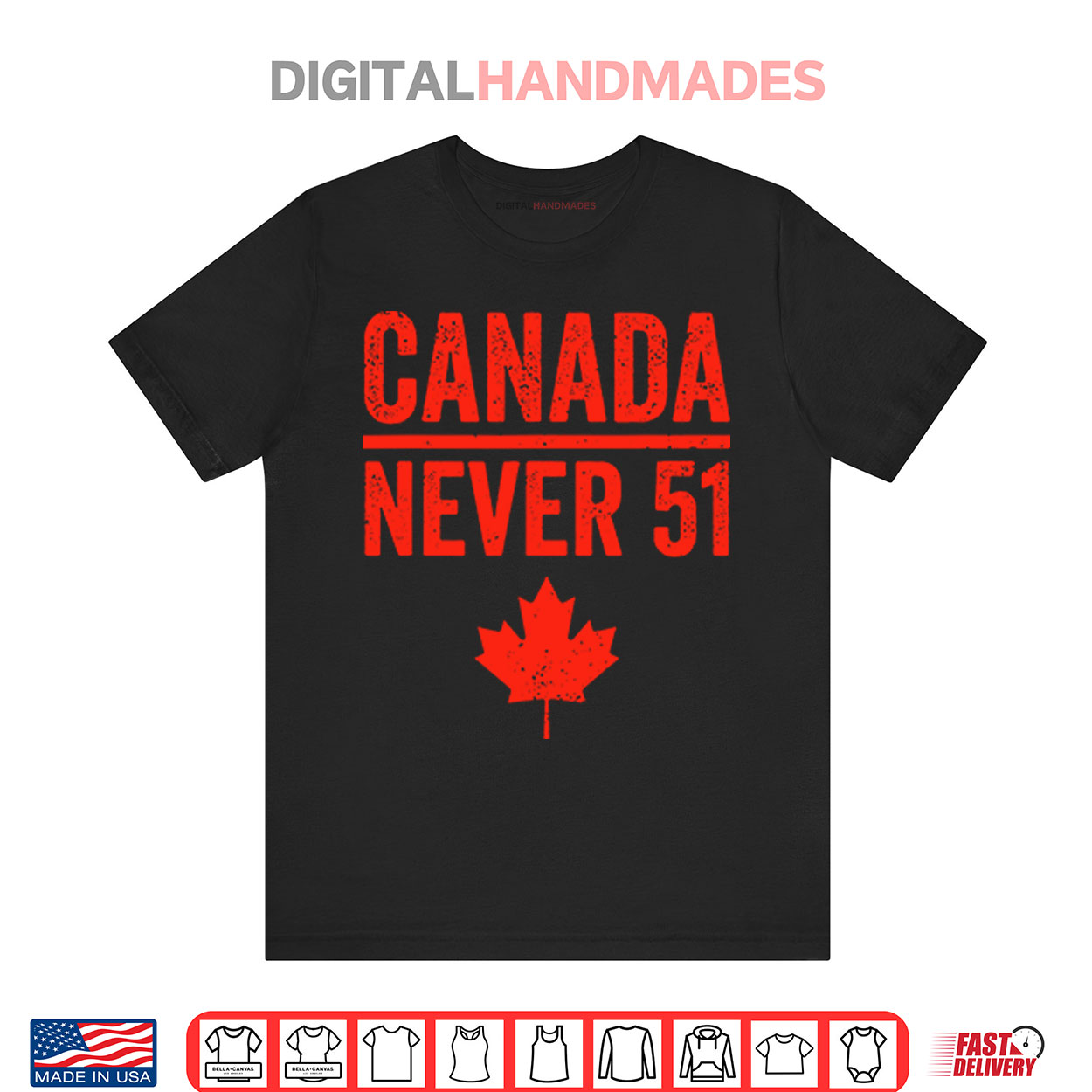 Canada Never 51 T Shirt Canada Never 51 T Shirt