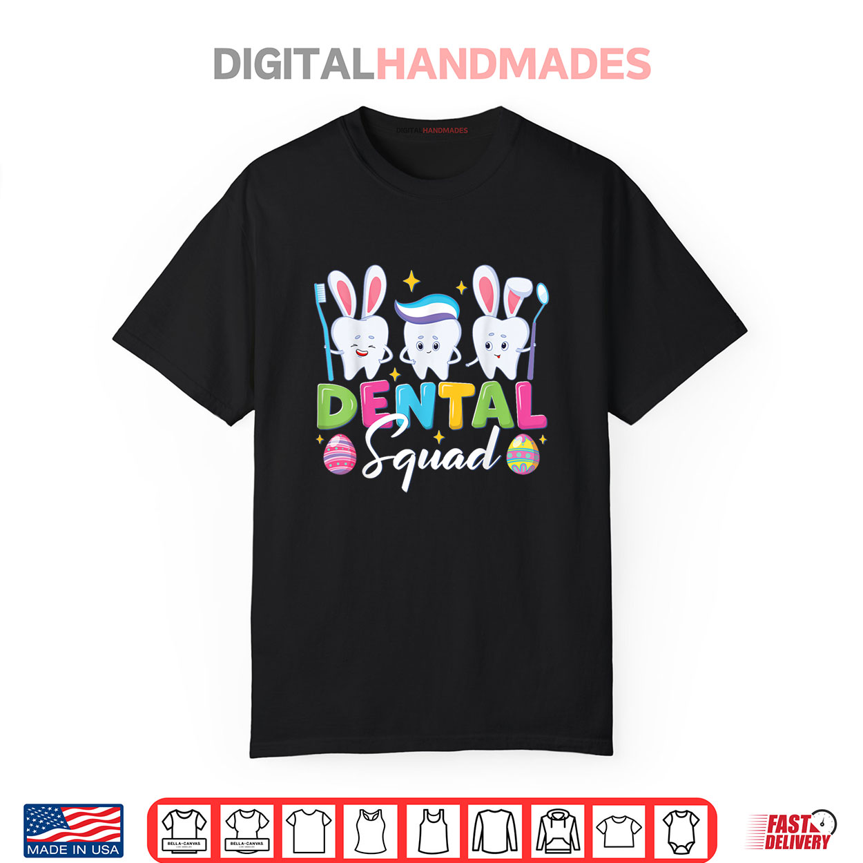 Dental Squad Easter Day Dental Assistant Dentist Bunny Tooth Shirt Dental Squad Easter Day Dental Assistant Dentist Bunny Tooth Shirt
