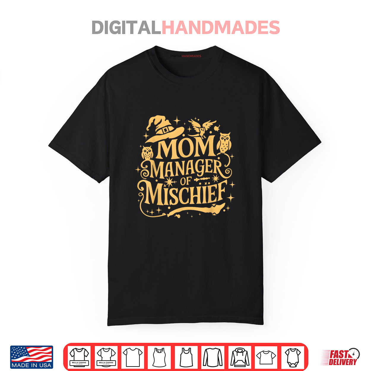 Funny Women Magical Mom Manager of Mischief Mother’s day Shirt Funny Women Magical Mom Manager of Mischief Mother’s day Shirt