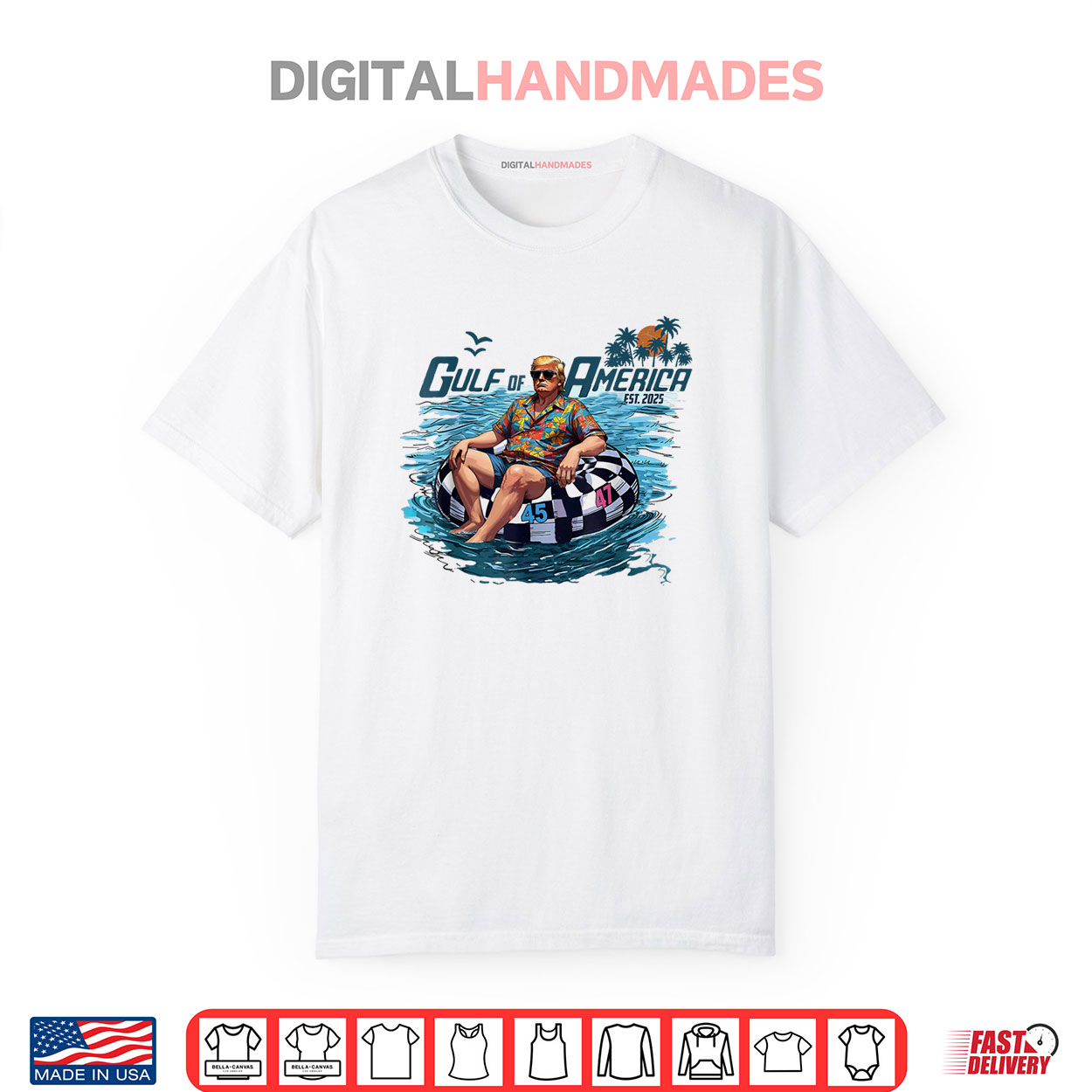 Gulf Of US America Est 2025 Funny Trump Shirt Gulf Of US America Est 2025 Funny Trump Shirt