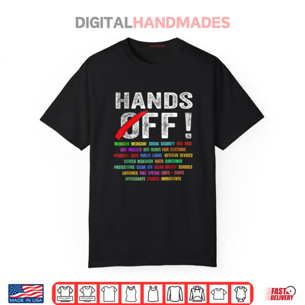 Hands Off Protest Social Security And Medicare Protest Shirt