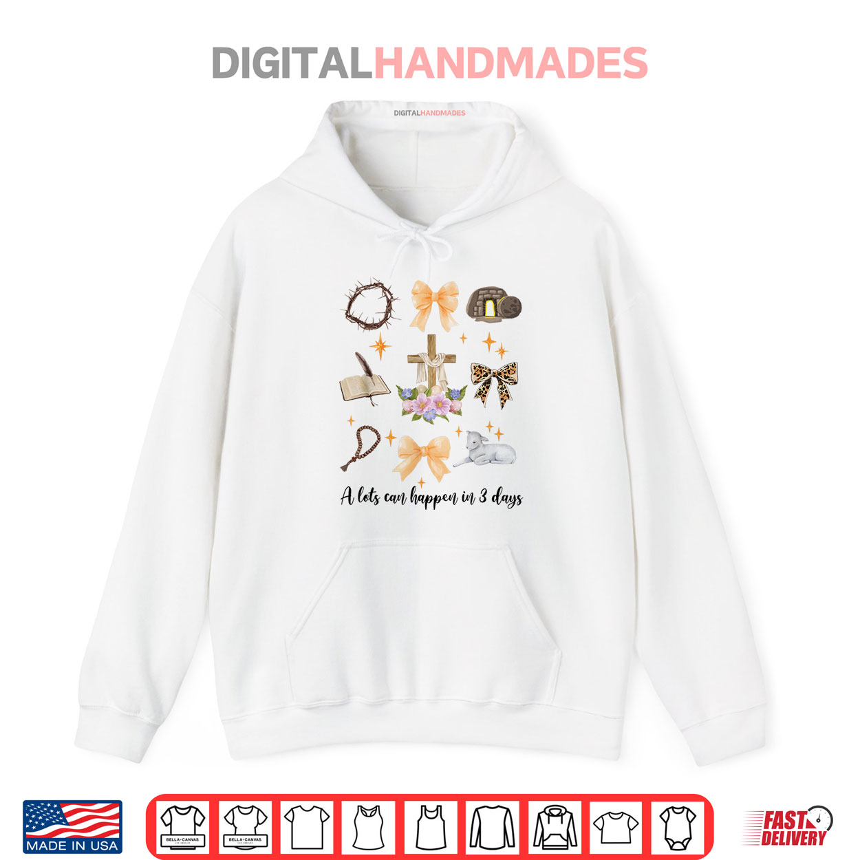 A Lot Can Happen in 3 Days Easter Day Christian Religious Shirt A Lot Can Happen in 3 Days Easter Day Christian Religious Shirt