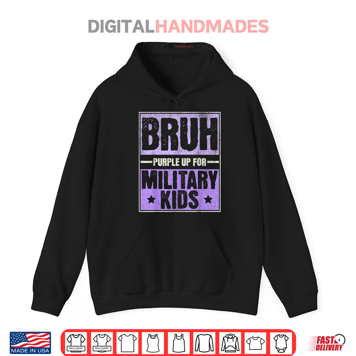 Bruh Purple Up for Military Kids Month Military Child Month Shirt Bruh Purple Up for Military Kids Month Military Child Month Shirt