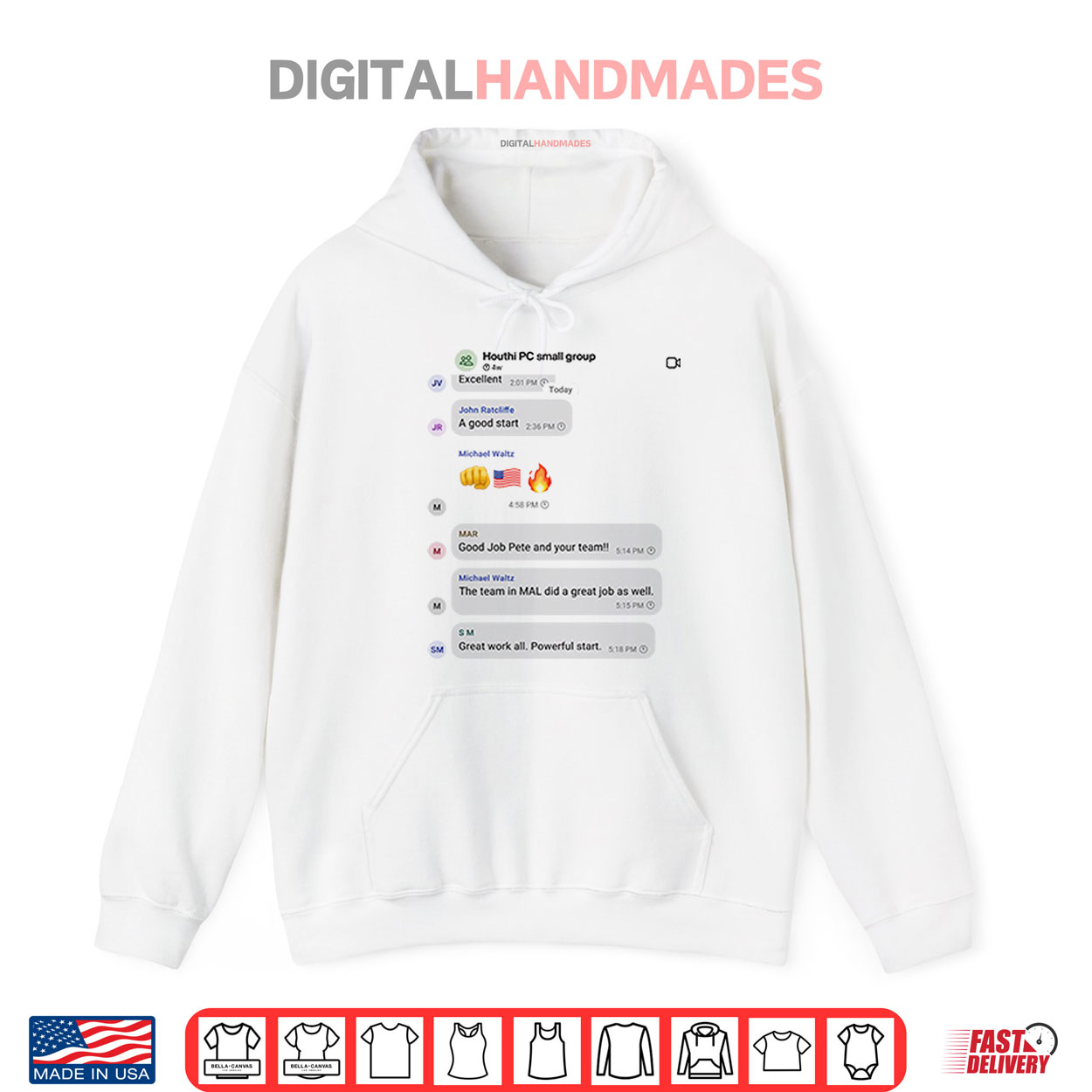 Houthi PC Small Group Chat Shirt Houthi PC Small Group Chat Shirt