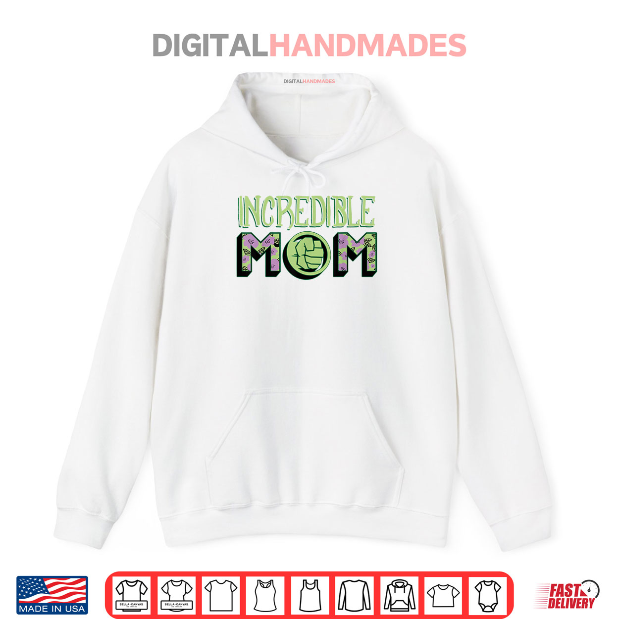 Marvel Mother’s Day Hulk Incredible Mom Shirt Marvel Mother’s Day Hulk Incredible Mom Shirt