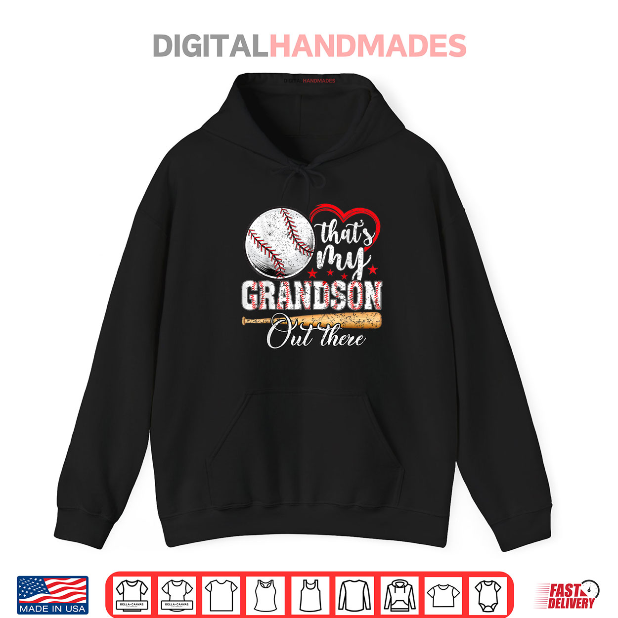 That’s My Grandson Out There Baseball Grandma Mother’s Day Shirt (2) That’s My Grandson Out There Baseball Grandma Mother’s Day Shirt (2)