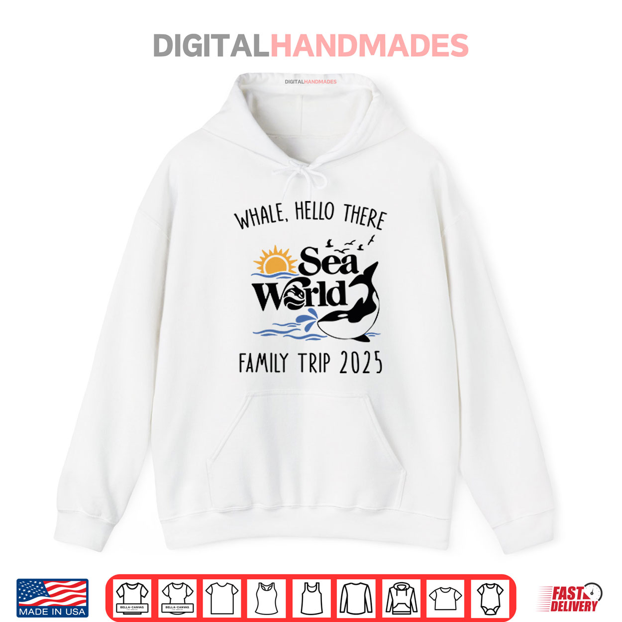 Whale Hello There Sea World Family Trip 2025 Shirt Whale Hello There Sea World Family Trip 2025 Shirt