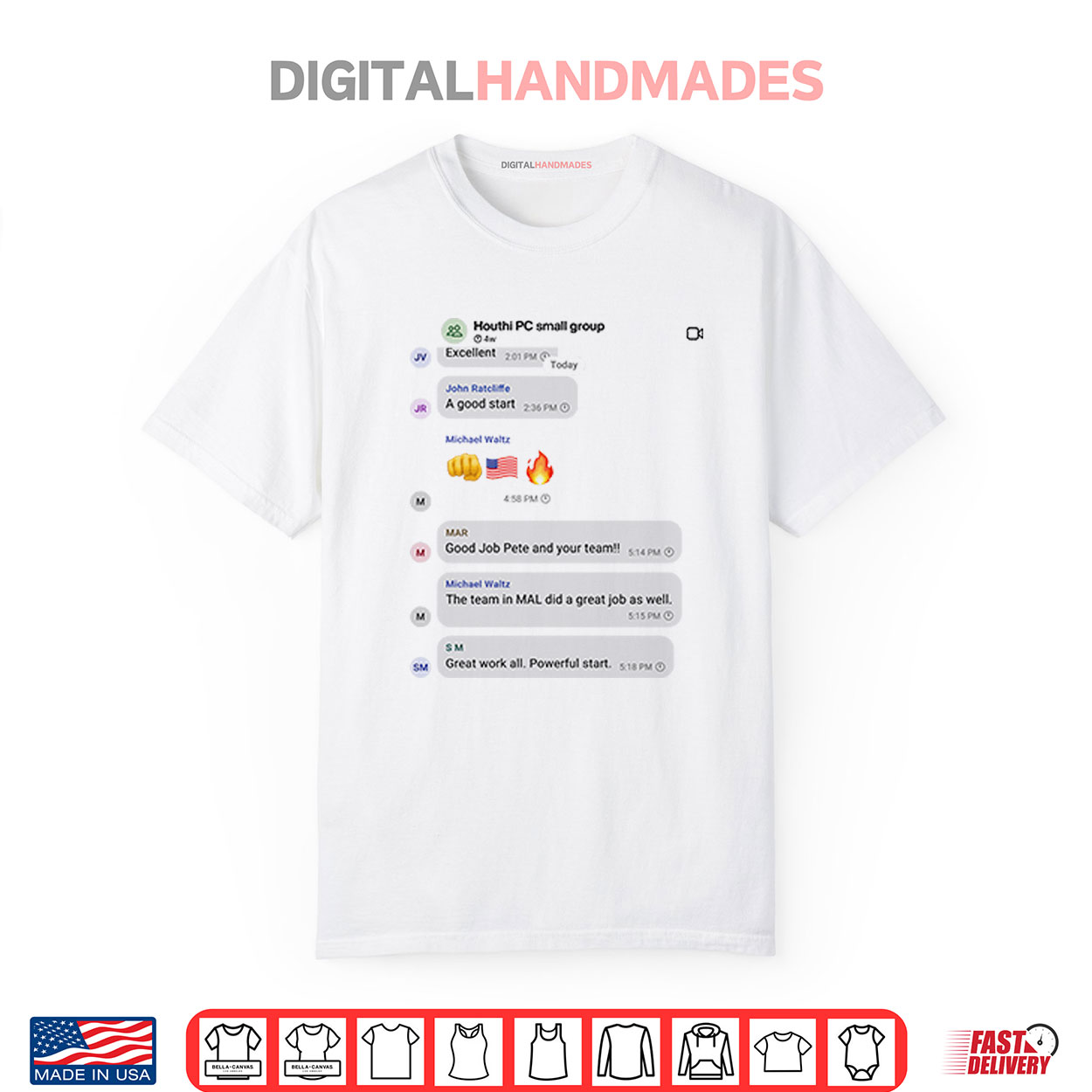 Houthi PC Small Group Chat Shirt Houthi PC Small Group Chat Shirt