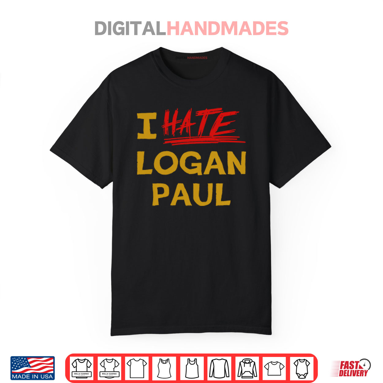 I Hate Logan Paul Shirt I Hate Logan Paul Shirt