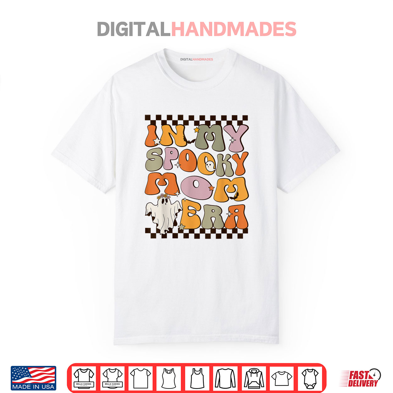 Celebrate Every "Era" of Motherhood with Unique Gifts 48 In My Spooky Mom Era Ghost Halloween Mother’s Day Shirt