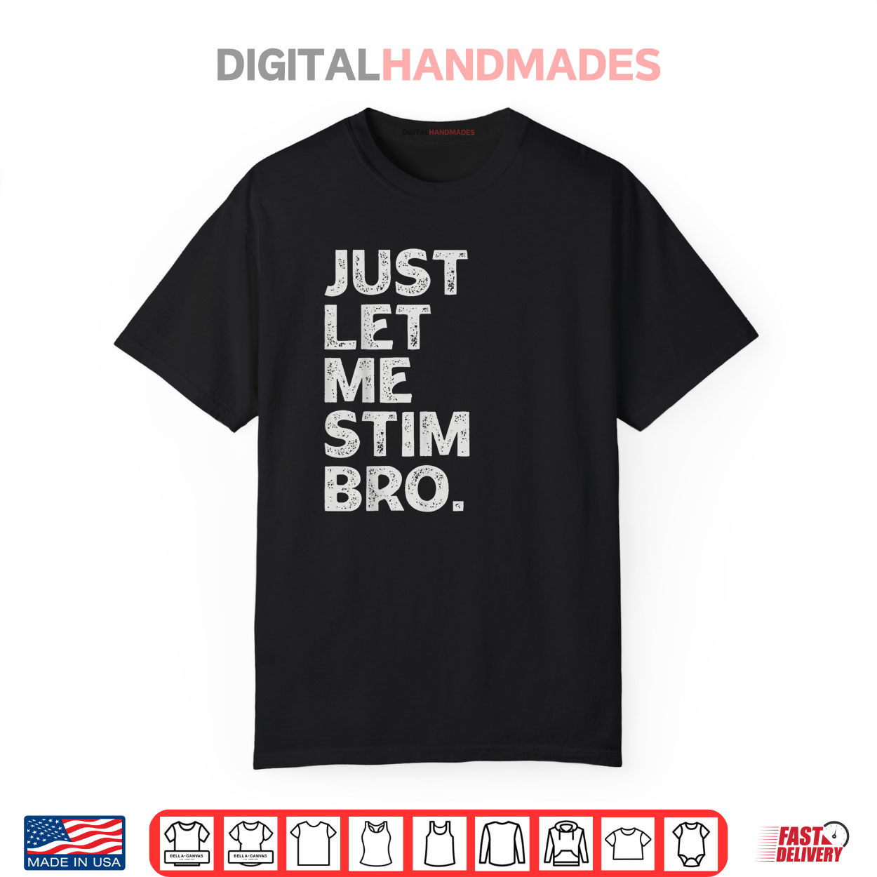 Just Let Me Stim Bro Funny Autism Awareness Autistic Shirt Just Let Me Stim Bro Funny Autism Awareness Autistic Shirt