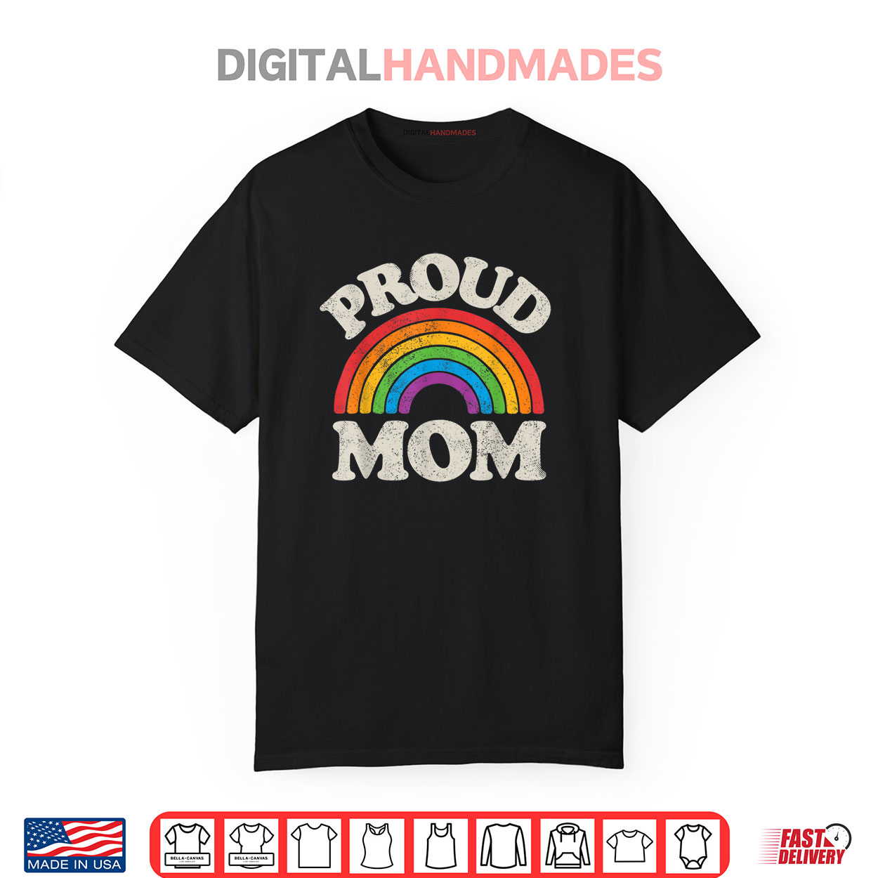 LGBTQ Proud Mom Gay Pride LGBT Ally Rainbow Mother’s Day Shirt LGBTQ Proud Mom Gay Pride LGBT Ally Rainbow Mother’s Day Shirt