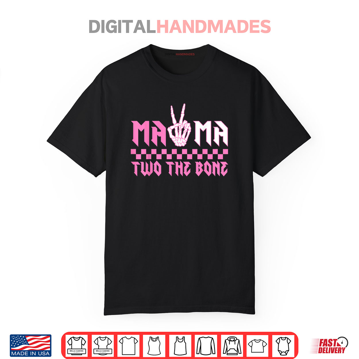 Mama Of The Bad Two the Bone Birthday 2 Years Old Birthday Shirt Mama Of The Bad Two the Bone Birthday 2 Years Old Birthday Shirt