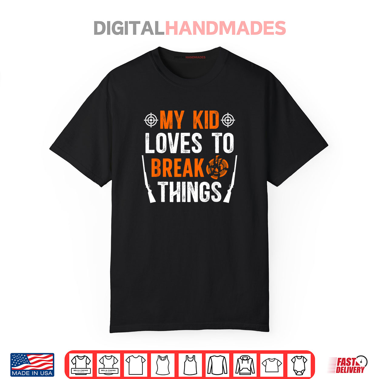 Celebrate Mother's Day with Heartfelt Gifts from Digital Handmades! 54 My Kid Trap Shooting Mom Of A Trap Shooter Mother Shirt