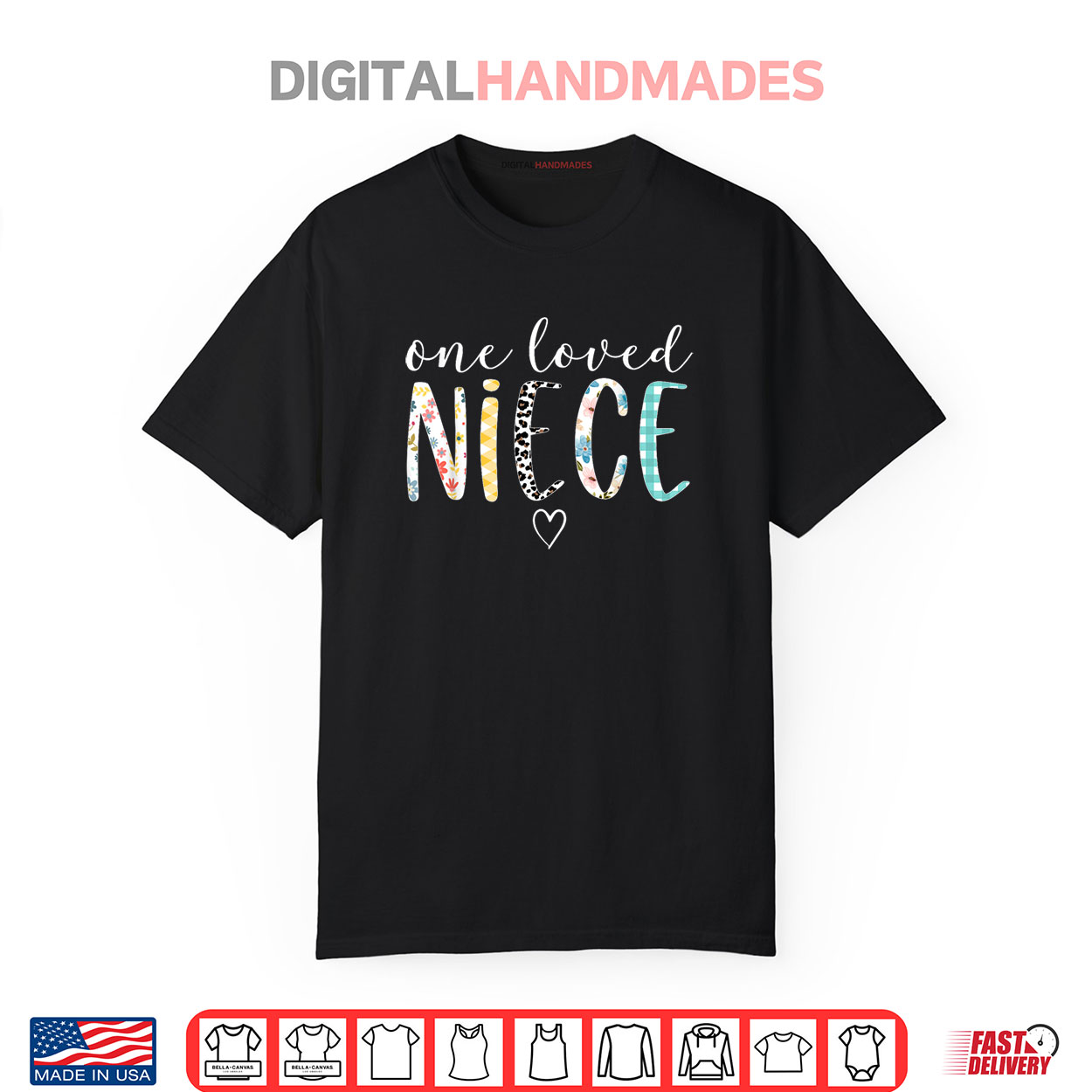 Celebrate Mother's Day with Heartfelt Gifts from Digital Handmades! 52 Niece Gifts Women One Loved Niece Mother’s Day Shirt