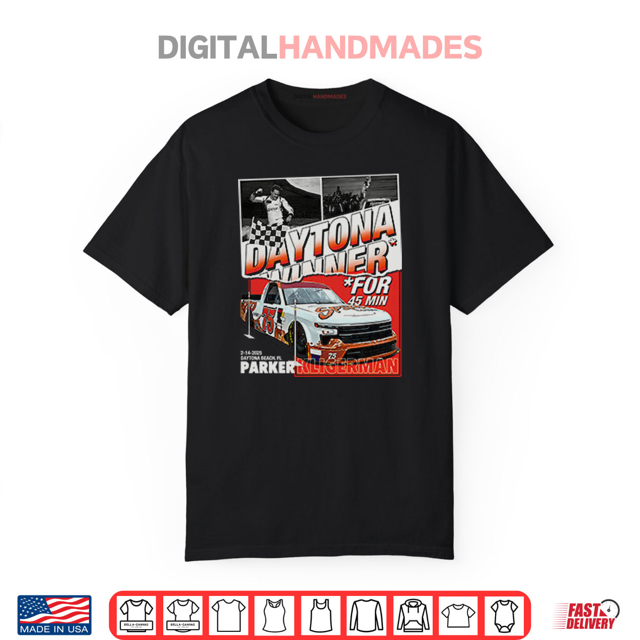 Parker Kligerman Daytona Winner For 45 Min Shirt Parker Kligerman Daytona Winner For 45 Min Shirt