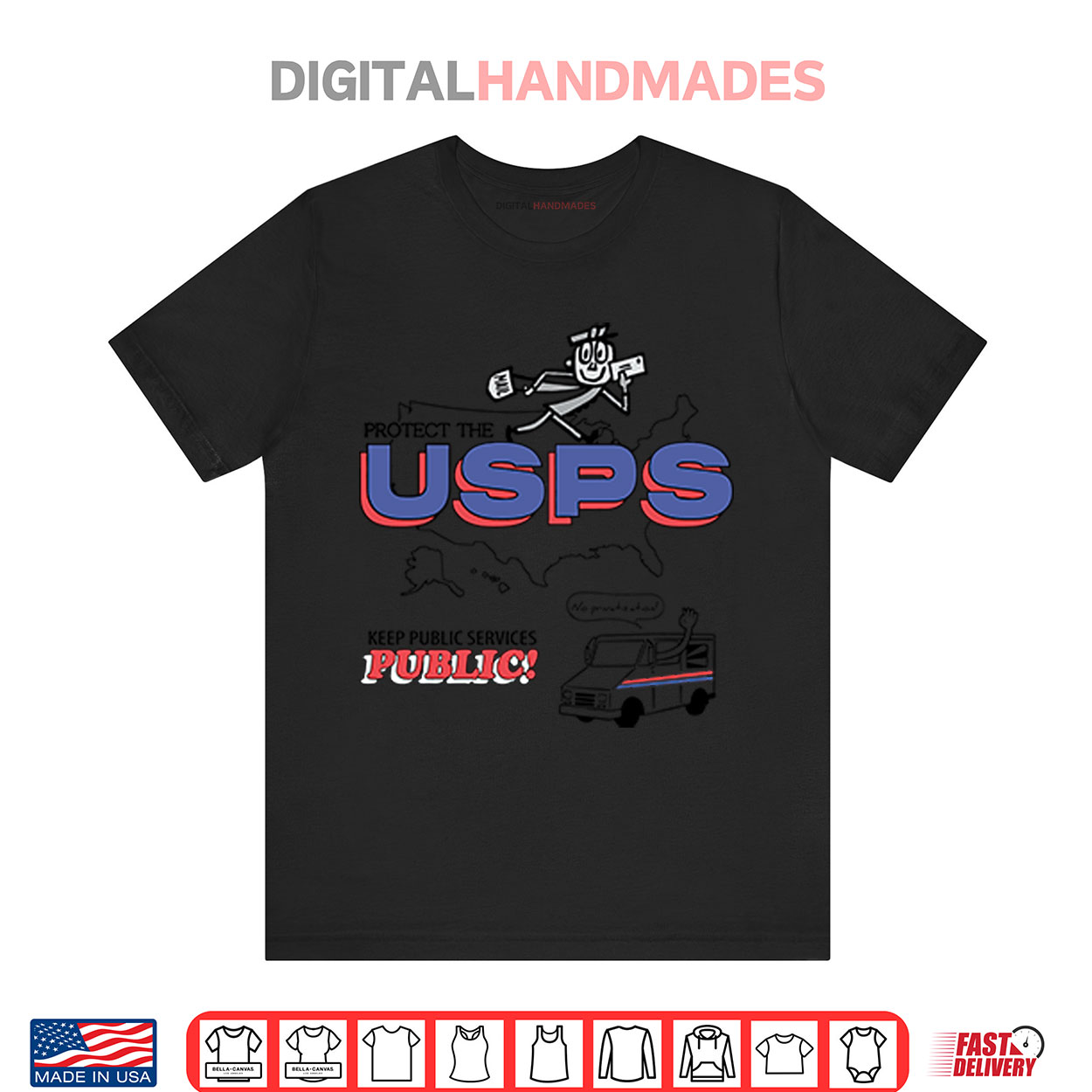 Protect The USPS Keep Public Services Public T Shirt Protect The USPS Keep Public Services Public T Shirt