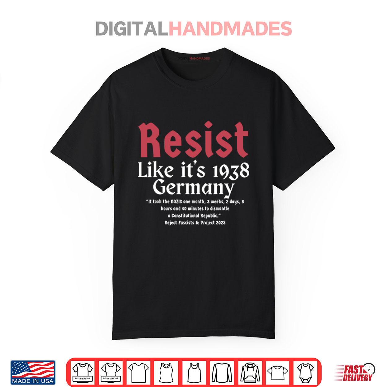 Resist Like It’s 1938 Germany Anti Nazis Shirt Resist Like It’s 1938 Germany Anti Nazis Shirt
