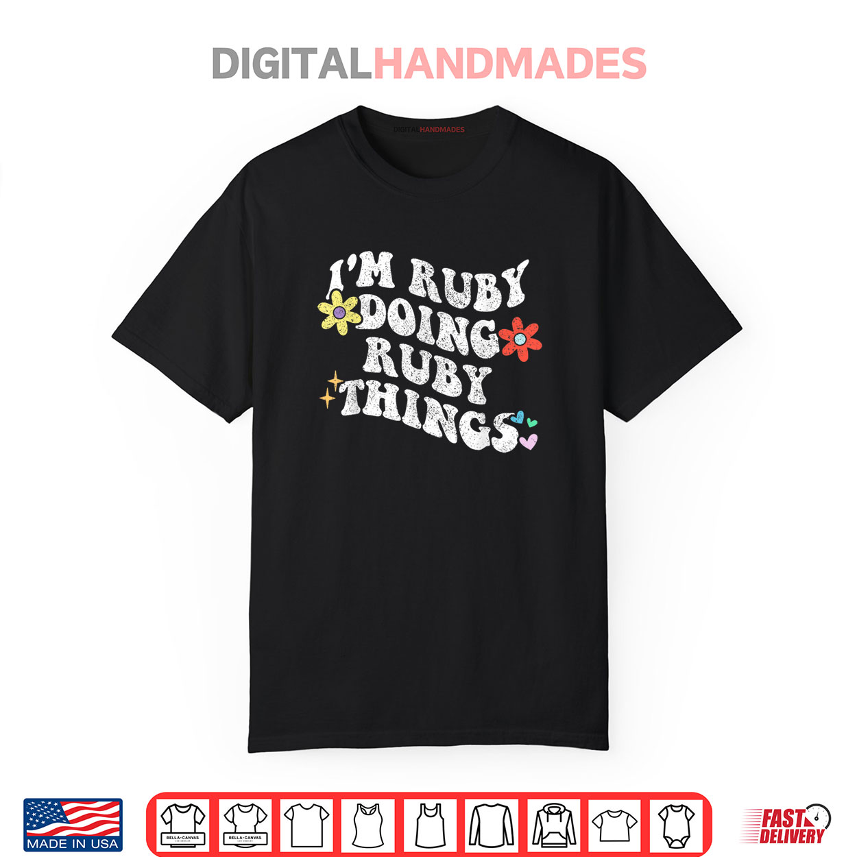 Celebrate Mother's Day with 15 Unique and Heartfelt Gifts 51 Retro Groovy Im RUBY Doing RUBY Things Funny Mother’s Day Shirt
