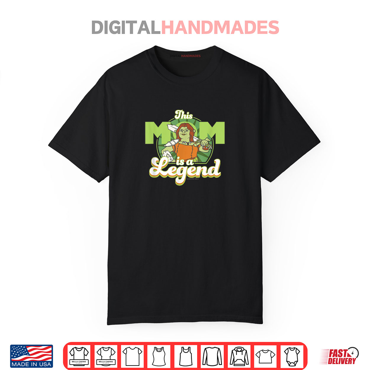 Shrek Mother’s Day Fiona This Mom Is A Legend Shirt