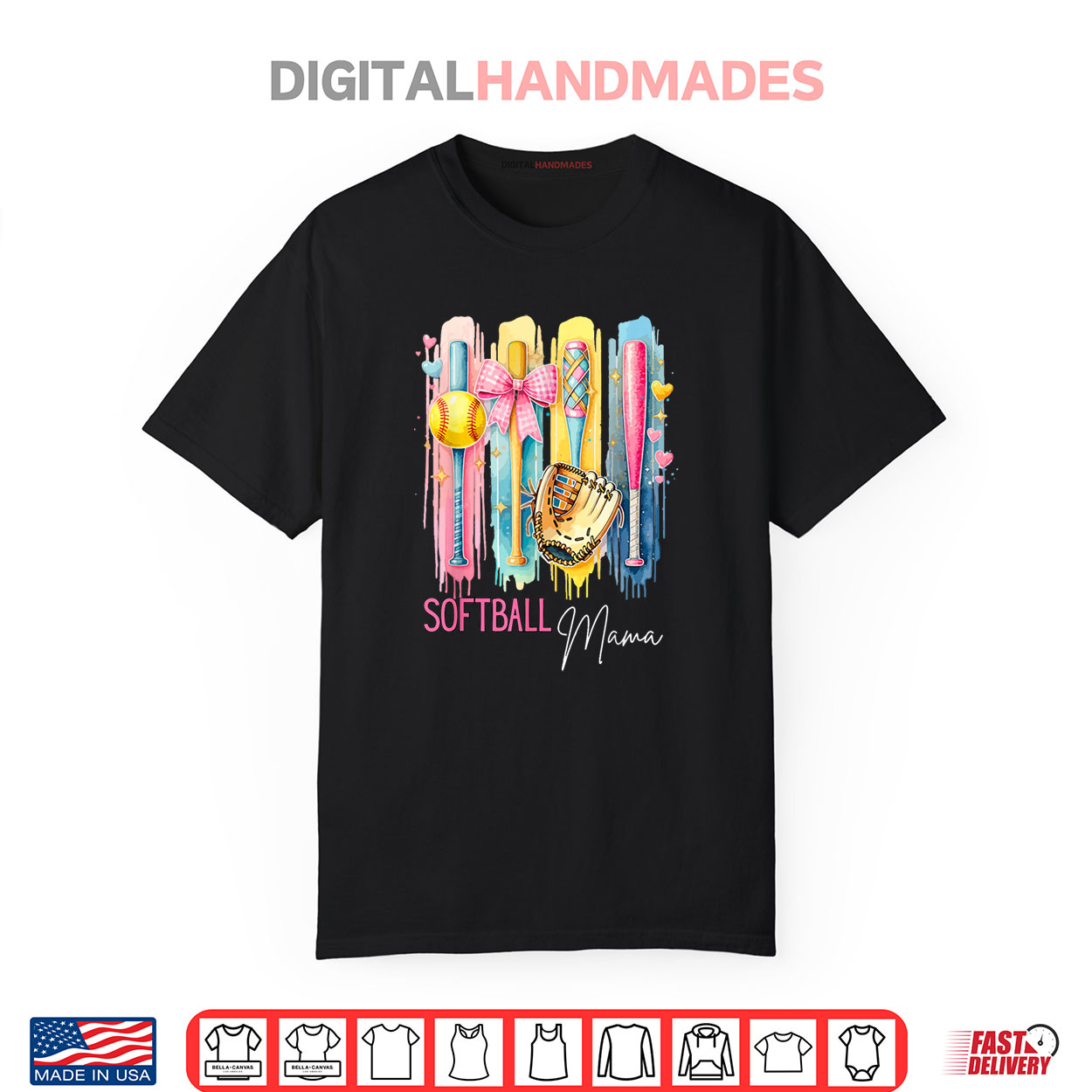 Softball Mom Coquette Brushstroke Funny Mother’s Day Shirt Softball Mom Coquette Brushstroke Funny Mother’s Day Shirt