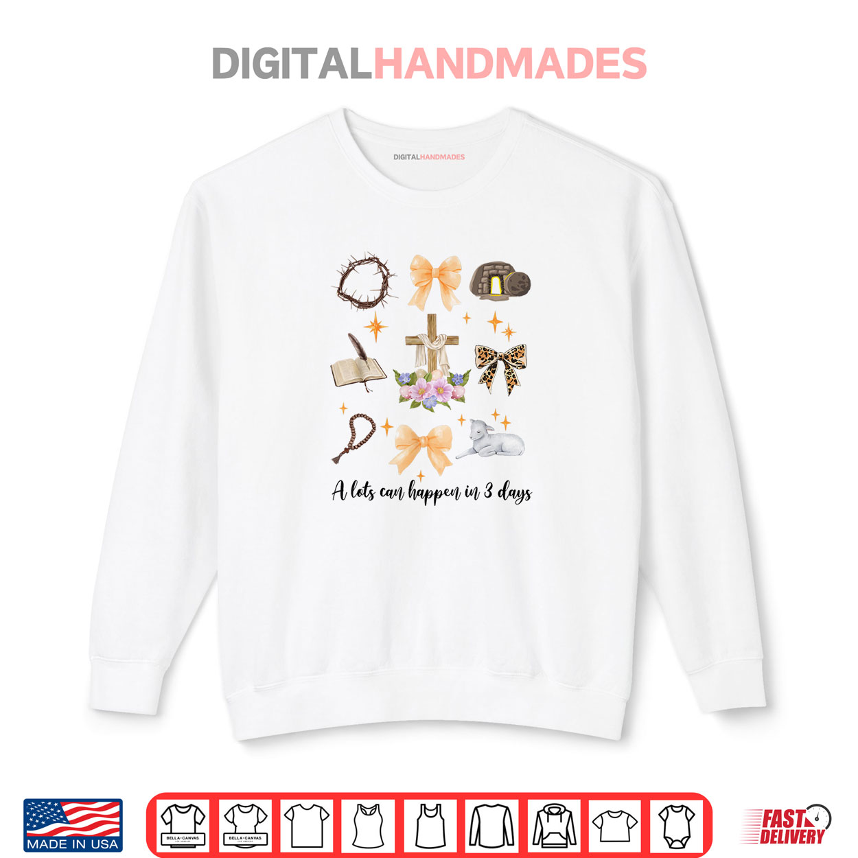 A Lot Can Happen in 3 Days Easter Day Christian Religious Shirt A Lot Can Happen in 3 Days Easter Day Christian Religious Shirt