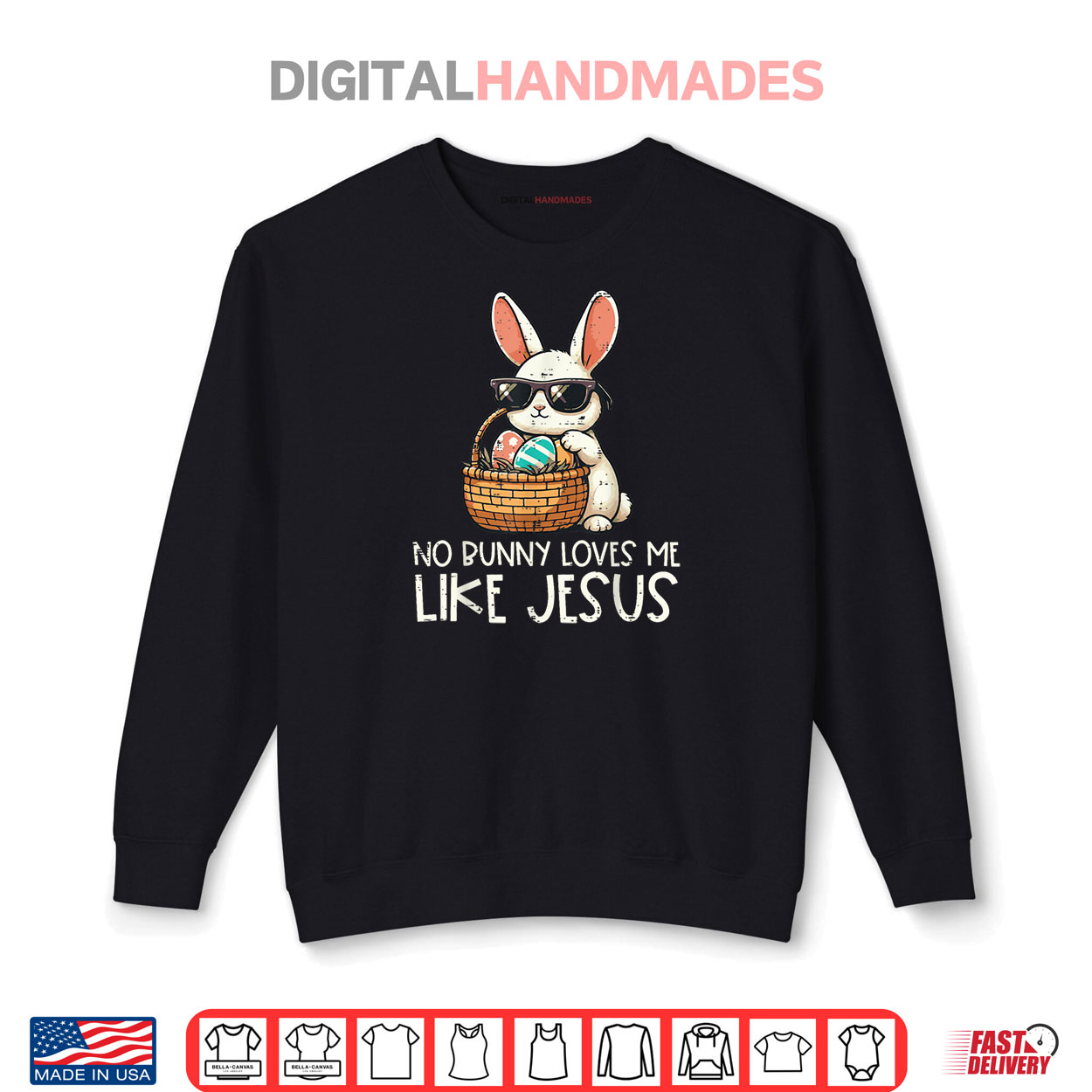 Easter No Bunny Loves Me Like Jesus Christian Shirt Easter No Bunny Loves Me Like Jesus Christian Shirt