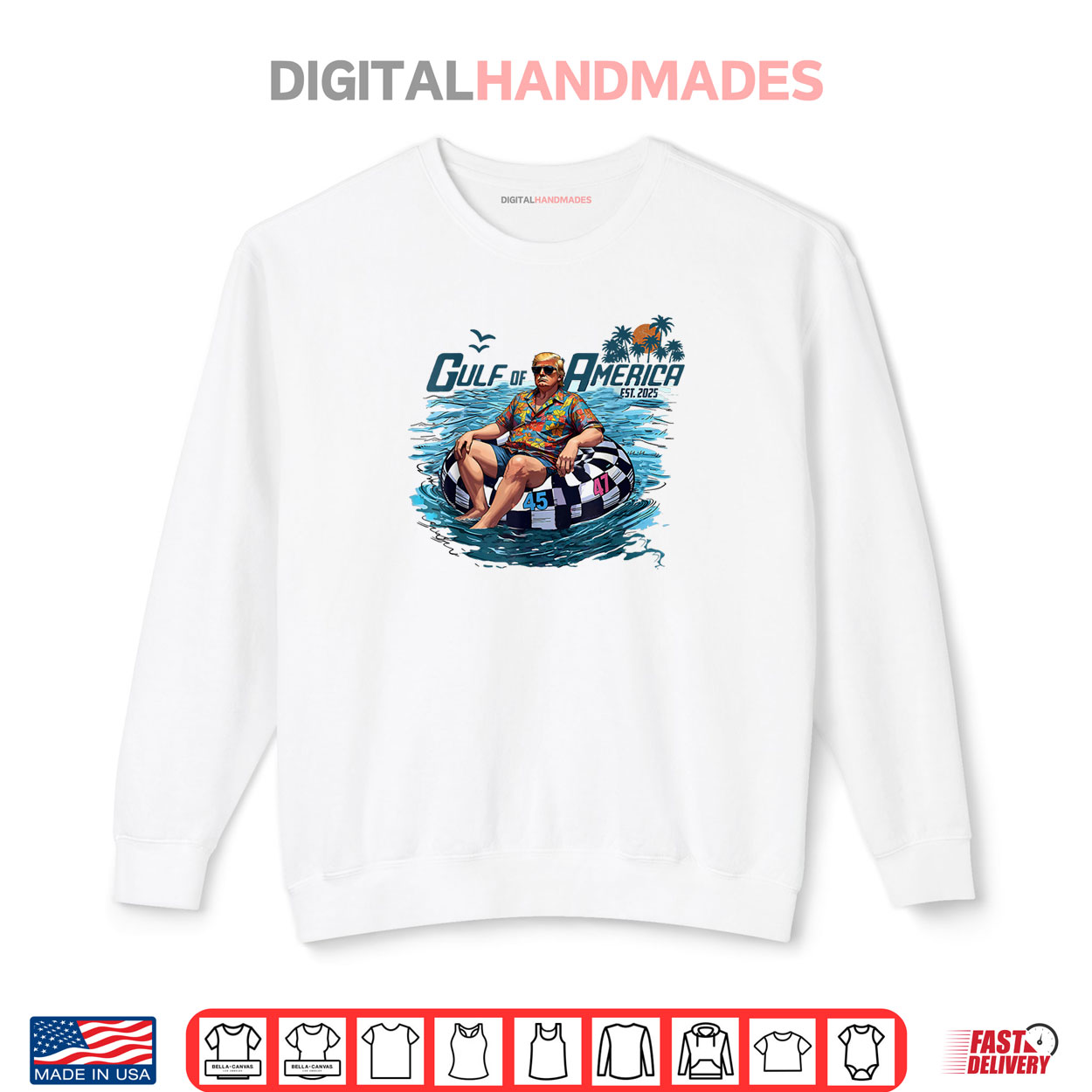 Gulf Of US America Est 2025 Funny Trump Shirt Gulf Of US America Est 2025 Funny Trump Shirt