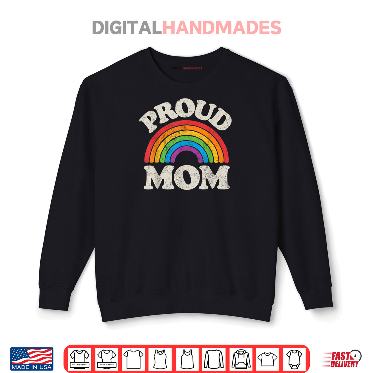 LGBTQ Proud Mom Gay Pride LGBT Ally Rainbow Mother’s Day Shirt LGBTQ Proud Mom Gay Pride LGBT Ally Rainbow Mother’s Day Shirt
