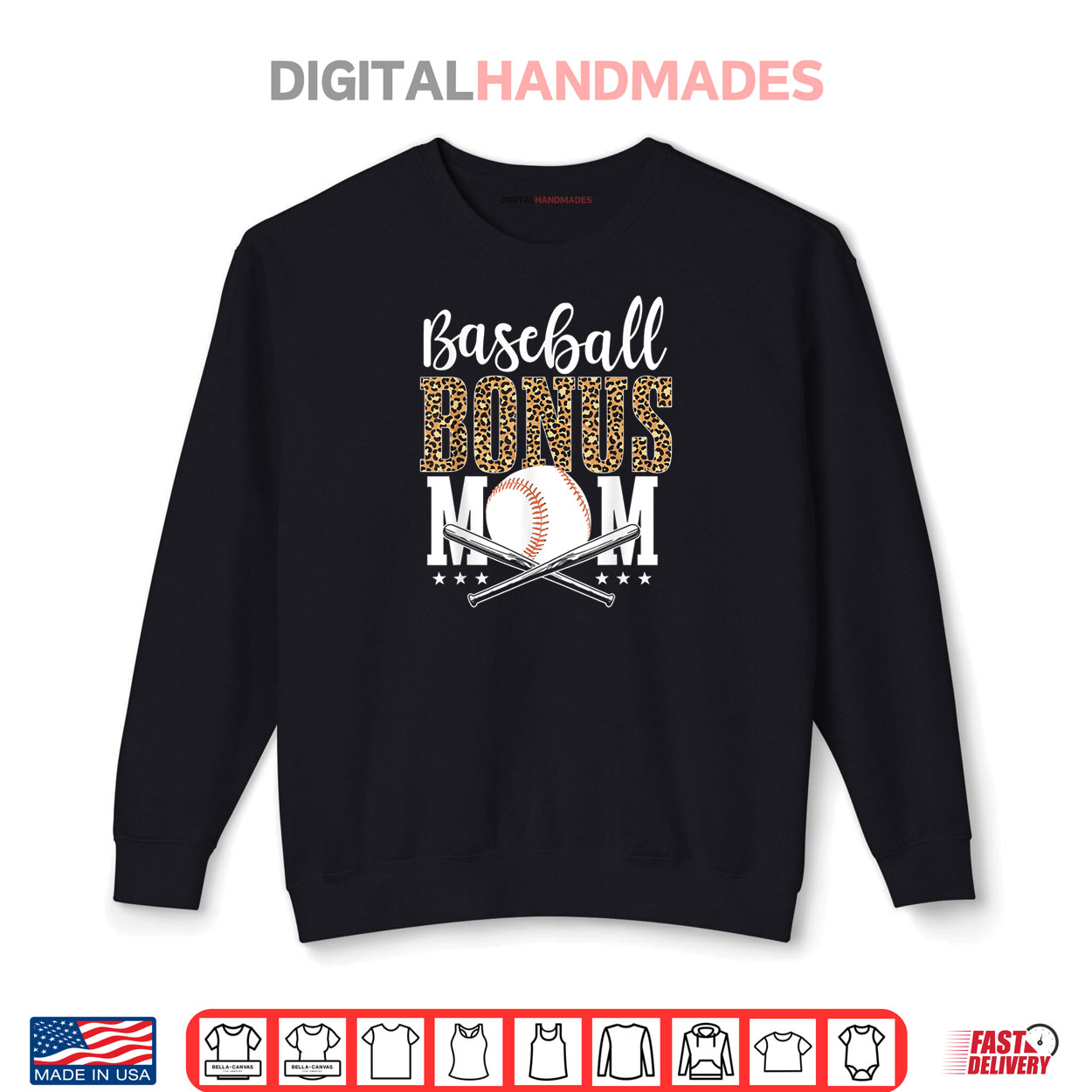 Leopard Baseball Bonus Mom Stepmother Mother’s Day Shirt Leopard Baseball Bonus Mom Stepmother Mother’s Day Shirt