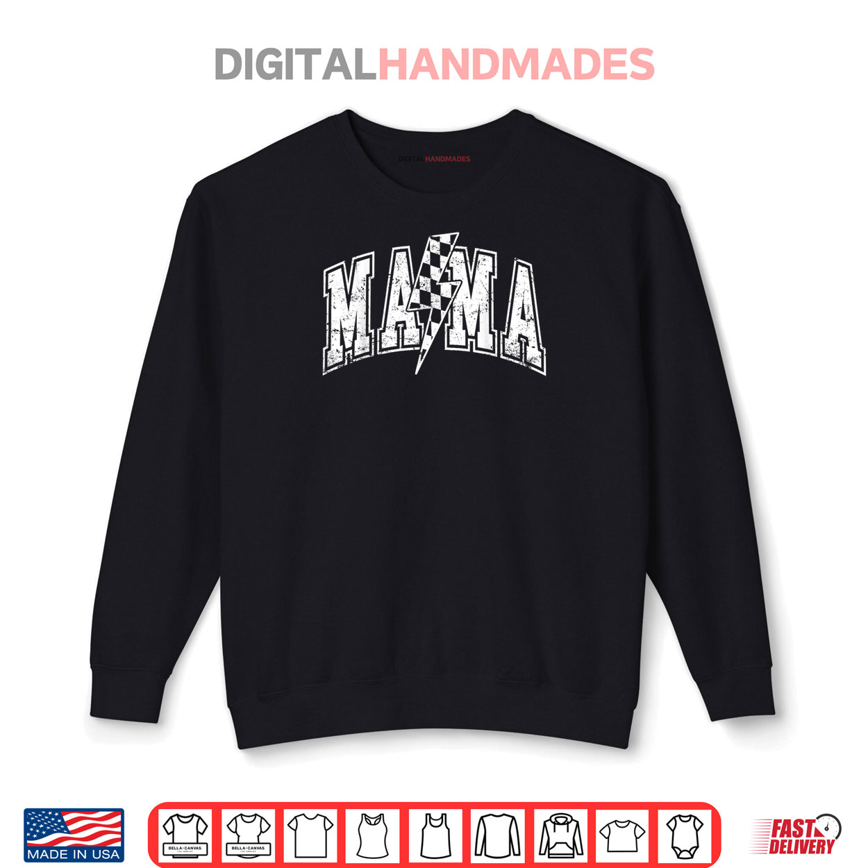 Mama Lightning Bolt Checkered Varsity Mom Women Mother’s Day Shirt Mama Lightning Bolt Checkered Varsity Mom Women Mother’s Day Shirt