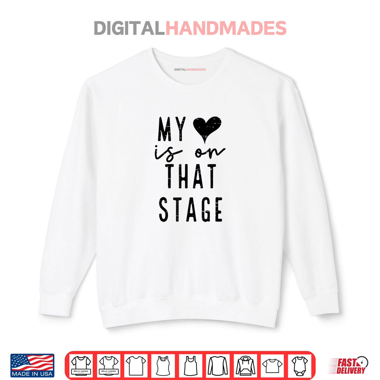 My Heart Is On That Stage Shirt My Heart Is On That Stage Shirt