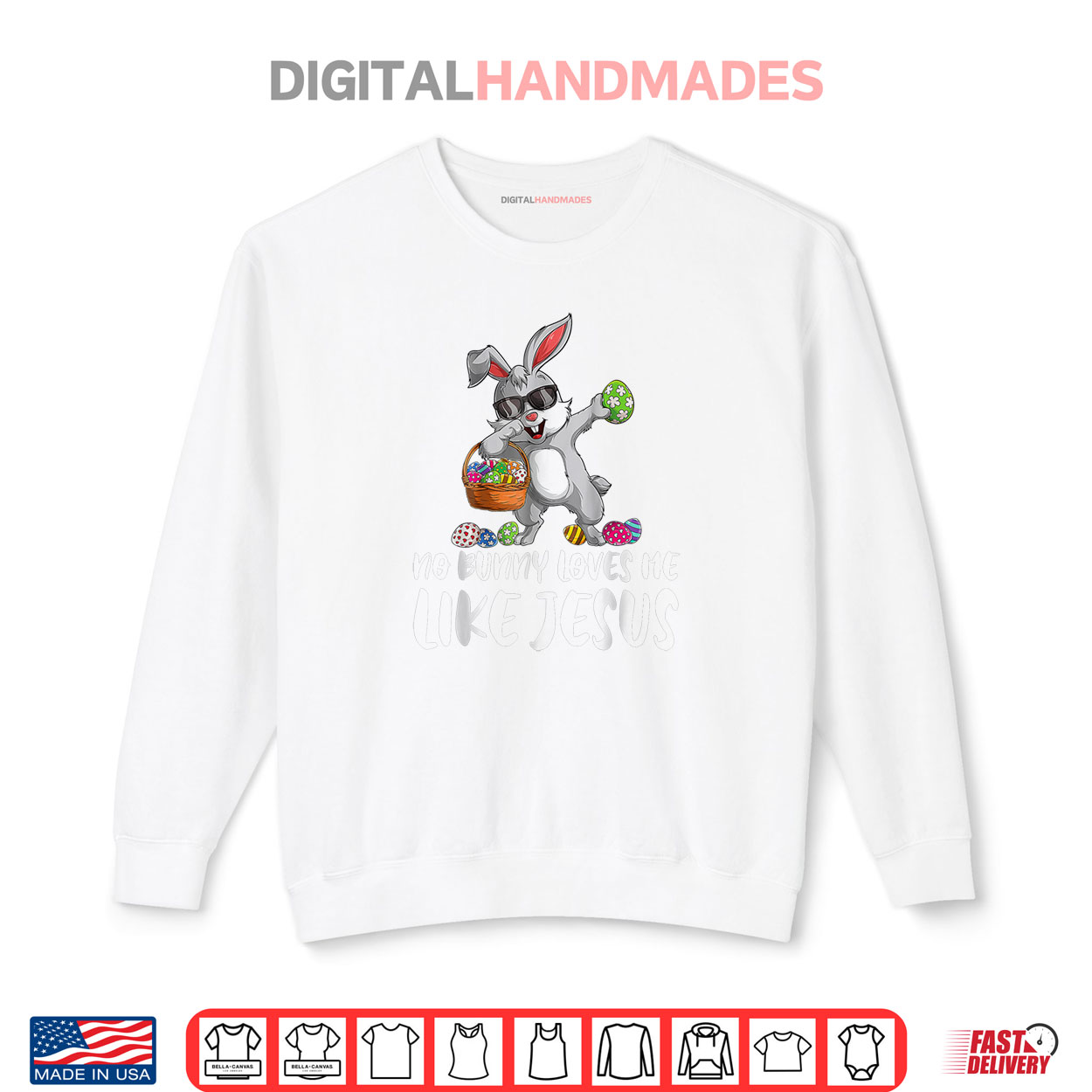 No Bunny Loves Me Like Jesus Easter Religious Shirt No Bunny Loves Me Like Jesus Easter Religious Shirt