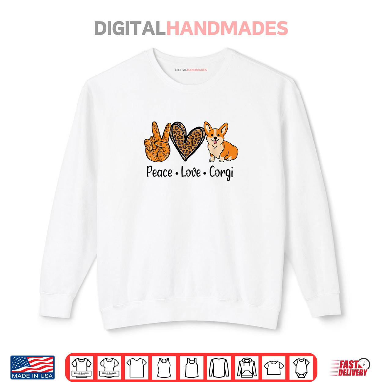 Peace Love Corgi Funny Dog Mom Mother’s Day Corgi Lover Shirt Peace Love Corgi Funny Dog Mom Mother’s Day Corgi Lover Shirt