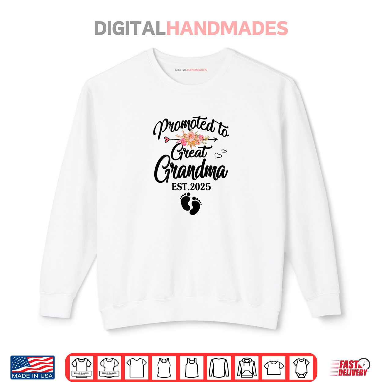 Promoted To Great Grandma 2025 Mother’s Day For Grandma 2025 Shirt Promoted To Great Grandma 2025 Mother’s Day For Grandma 2025 Shirt