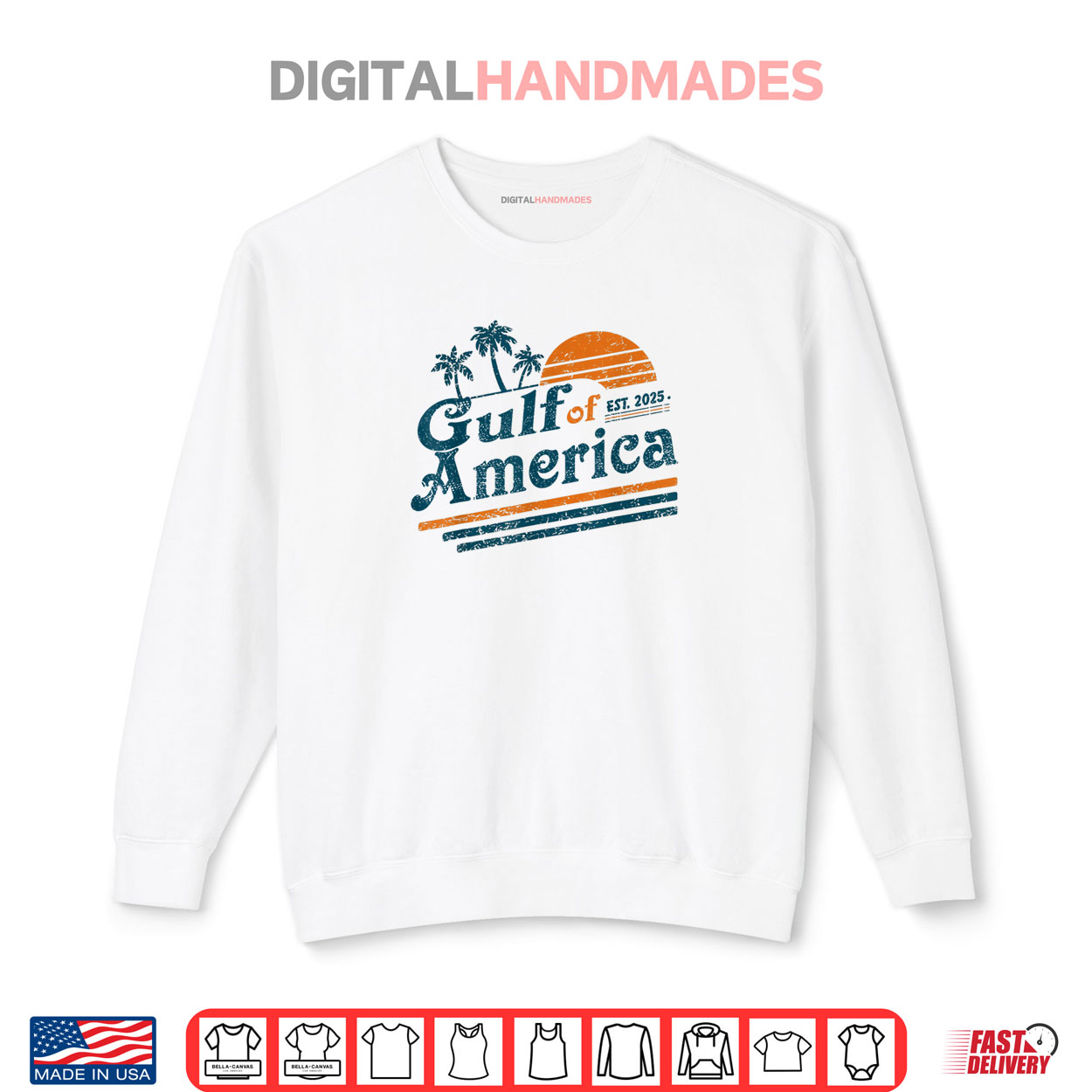 Retro Vintage Gulf Of US America 2025 American Flag Mexico Shirt Retro Vintage Gulf Of US America 2025 American Flag Mexico Shirt