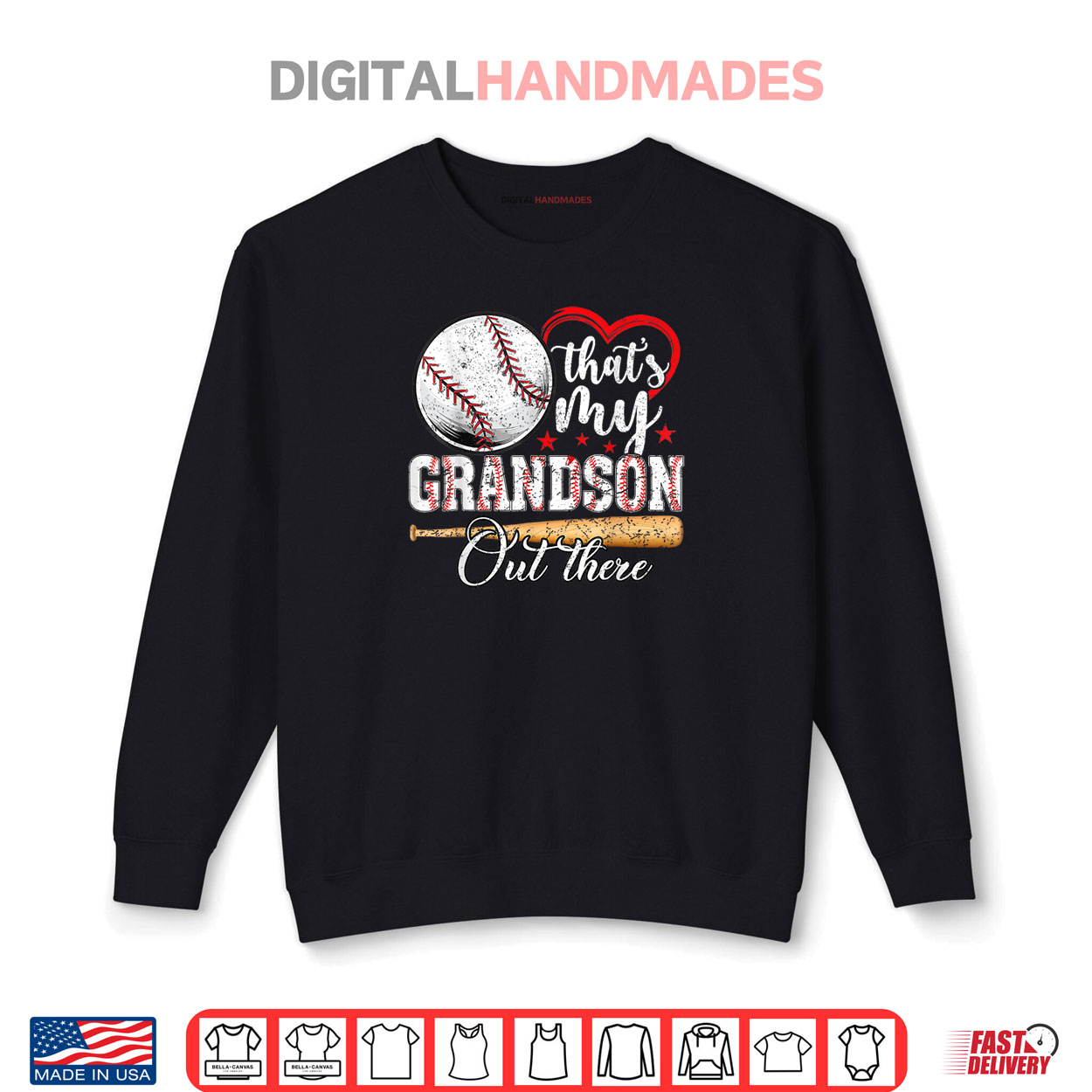 That’s My Grandson Out There Baseball Grandma Mother’s Day Shirt (2) That’s My Grandson Out There Baseball Grandma Mother’s Day Shirt (2)